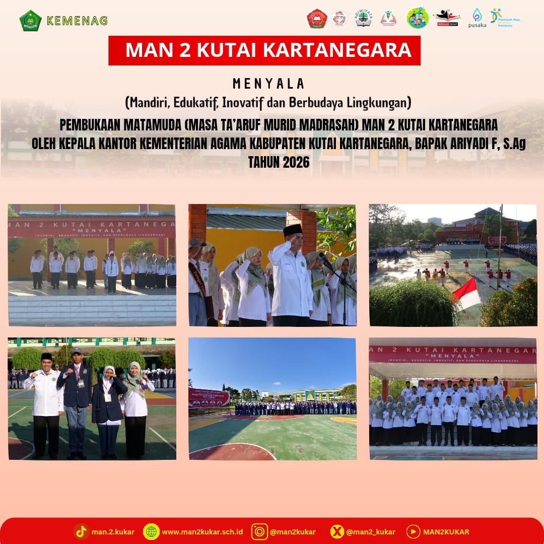 Kepala Kantor Kemenag Kukar Buka MATAMUDA di MAN 2 Kukar Tahun 2026